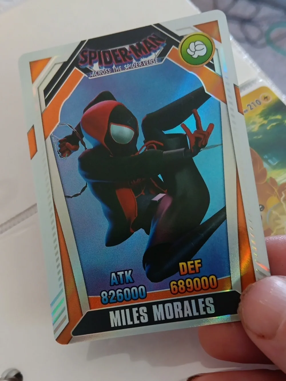 Spiderman Miles Morales Trading Card - Red/Black